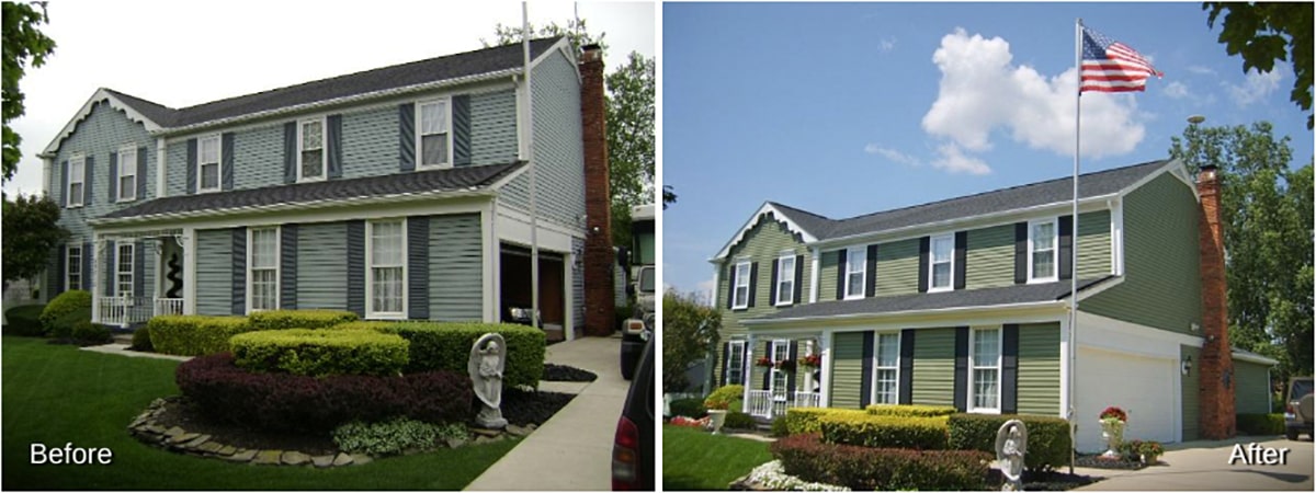 Before and After Rhino Shield's Exterior Improvements in Michigan