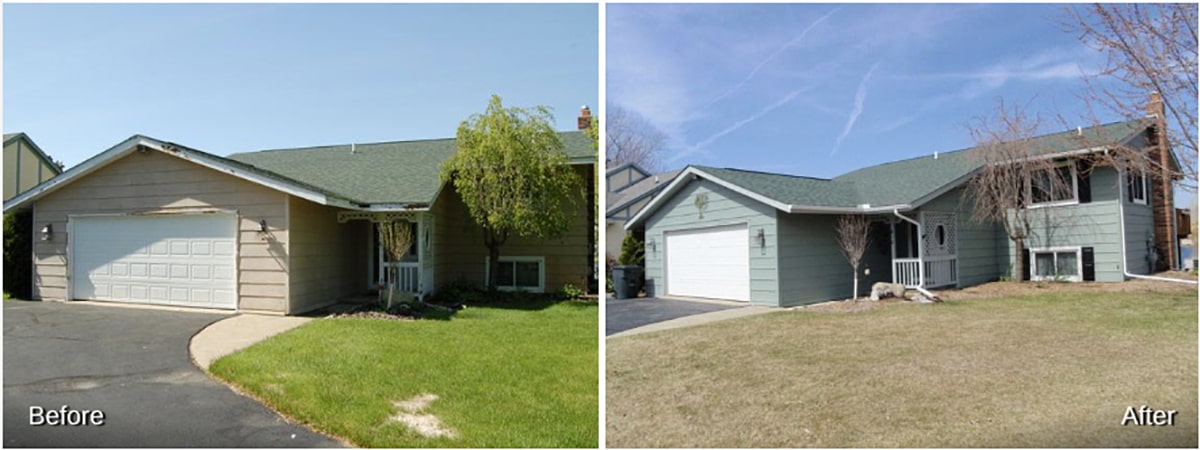 Before and After Rhino Shield's Exterior Improvements in Michigan