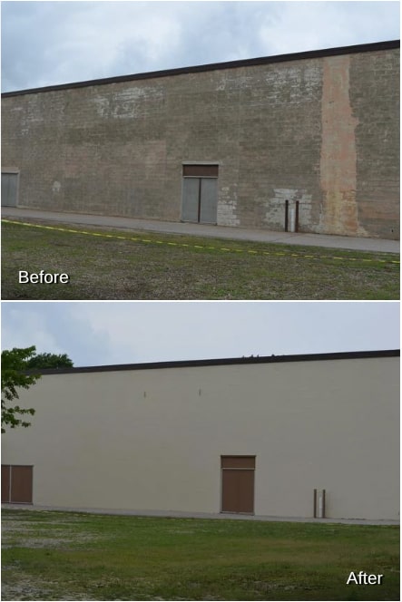 Before and After Rhino Shield's Exterior Work