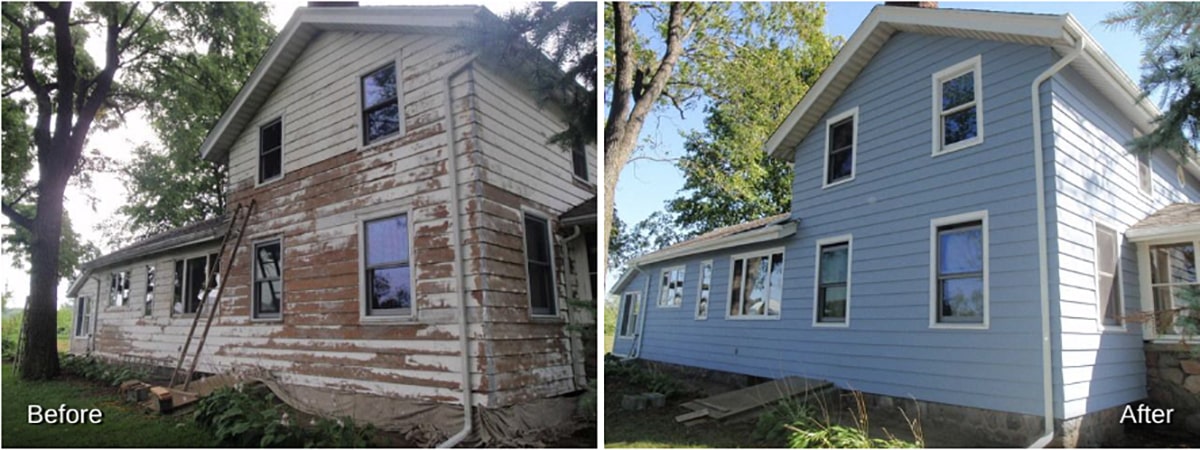 Before and After Rhino Shield's Exterior Improvements in Michigan