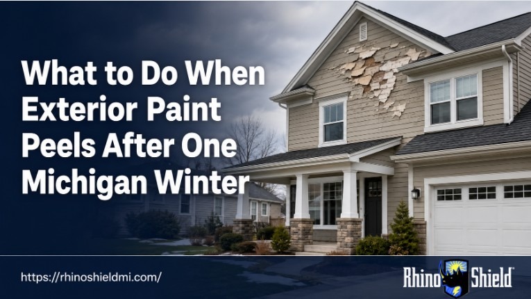 What to Do When Exterior Paint Peels After One Michigan Winter