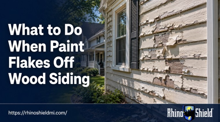 What to Do When Paint Flakes Off Wood Siding