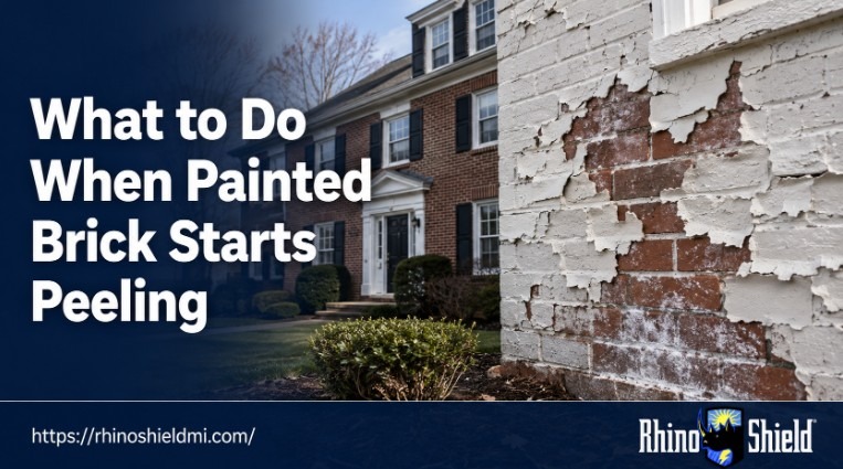 What to Do When Painted Brick Starts Peeling